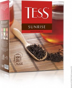 Чай Тесс Sunrise black tea 100пак