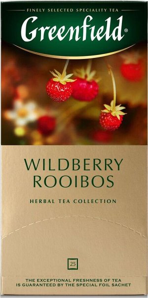 Greenfield Чай Гринфилд Wildberries Rooibos 25пак