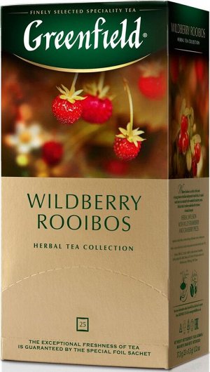 Greenfield Чай Гринфилд Wildberries Rooibos 25пак
