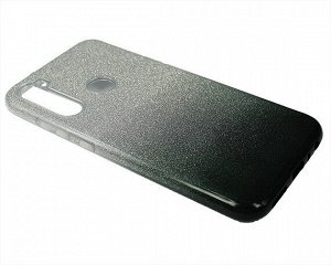 Чехол Xiaomi Redmi Note 8 Shine (серебро/черный)