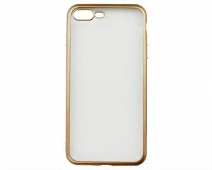Чехол iPhone 7/8 Plus Матовый (золотой край)