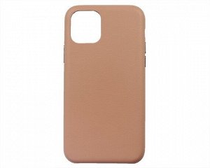 Чехол iPhone 11 Pro Leather Case без лого, розовый