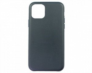 Чехол iPhone 11 Pro Leather Case без лого, темно-синий