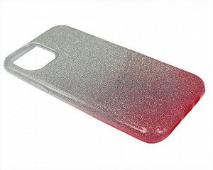 Чехол iPhone 11 Pro Shine (серебро/розовый)
