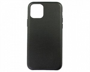 Чехол iPhone 11 Pro Leather Case без лого, черный