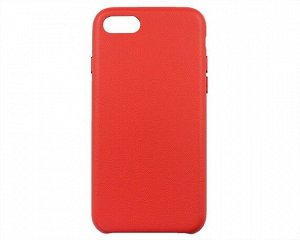 Чехол iPhone 7/8/SE 2020 Leather Case без лого, красный