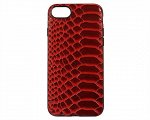 Чехол iPhone 7/8/SE 2020 Leather Reptile (красный)