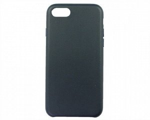 Чехол iPhone 7/8/SE 2020 Leather Case без лого, темно-синий