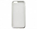 Чехол iPhone 6/6S Матовый (серебряный край)