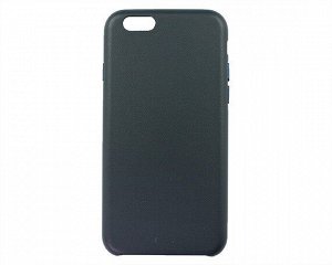 Чехол iPhone 6/6S Leather Case без лого, темно-синий