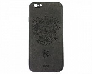 Чехол iPhone 6/6S KSTATI Тиснение (герб)