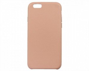 Чехол iPhone 6/6S Leather Case без лого, розовый
