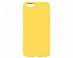 Чехол iPhone 6/6S Liquid Silicone FULL (желтый)