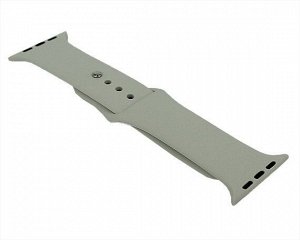 Ремешок Watch Series 42mm/44mm/45mm/49mm силиконовый soft white, SM #26