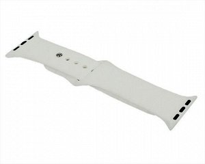Ремешок Watch Series 38mm/40mm силиконовый white, SM