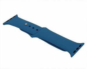 Ремешок Watch Series 38mm/40mm/41mm силиконовый denim blue, SM #36