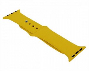Ремешок Watch Series 38mm/40mm/41mm силиконовый yellow, SM #16