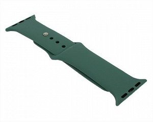 Ремешок Watch Series 38mm/40mm силиконовый pine green, SM #43