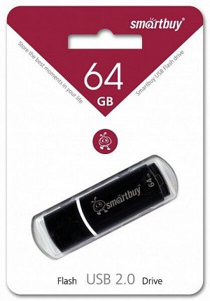 USB Flash SmartBuy Crown 64GB черный, SB64GBCRW-K