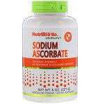 NutriBiotic, Immunity, аскорбат натрия, кристаллический порошок, 227 г (8 унций)