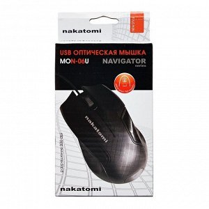 Мышь оптическая Nakatomi Navigator MON-06U (black) (black)