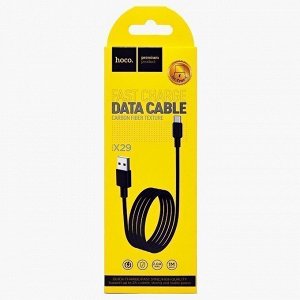 Кабель USB - Type-C Hoco X29 Superior  100см 2A (black)