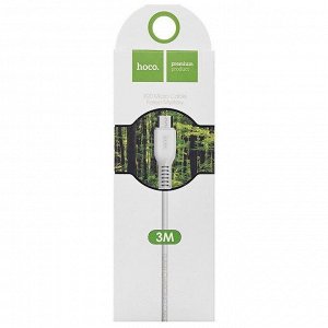 Кабель USB - micro USB Hoco X20 Forest Mystery  300см 2,4A (white)