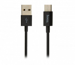 Кабель USB - micro USB Hoco X23 Skilled  100см 2,1A (black)