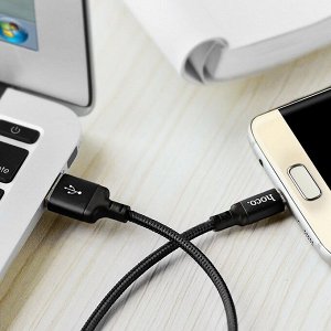 Кабель USB - micro USB Hoco X14 Times Speed  200см 2A (black)