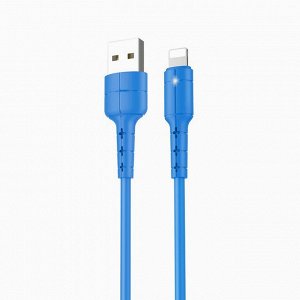 Кабель USB - Apple lightning Kurato RORI-L105  100см 1A  (blue)