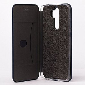 Чехол-книжка BC002 для &quot;Xiaomi Redmi Note 8 Pro&quot; (blue) откр.вбок