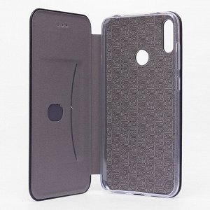 Чехол-книжка BC002 для "Huawei Y7 2019" (black) откр.вбок