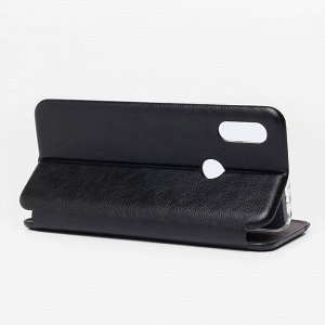 Чехол-книжка BC002 для "Xiaomi Redmi 7" (black) откр.вбок