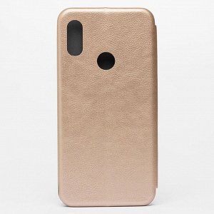 Чехол-книжка BC002 для "Xiaomi Redmi Note 7" (gold) откр.вбок