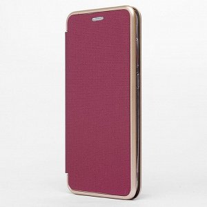 Чехол-книжка Brera Like Me для "Huawei Honor 8C" (red/gold) откр.вбок