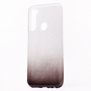 Чехол-накладка SC097 Gradient для "Xiaomi Redmi Note 8" (black/silver)