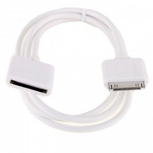 Кабель-удлинитель USB 30-pin (папа) - 30-pin (мама) (1 метр) .. (white)