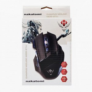 Мышь оптическая Nakatomi Gaming mouse MOG-21U (black) игровая (black)