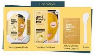 726059 "Konad" "Iloje Jewel Modeling Mask (Gold)" Маска для лица с золотой пудрой 50 гр 1/99