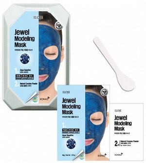 726066 "Konad" "Iloje Jewel Modeling Mask (Aqua Sapphire)" Питательная маска для лица с сапфировой пудрой 50 гр 1/99