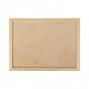 Планшет деревянный, с врезанной фанерой, 30 х 40 х 3,5 см, глубина 0.5 см, сосна