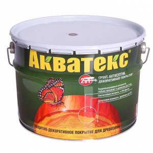 Грунт-антисептик "Акватекс", орех, 10 л