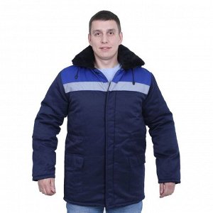 Куртка Бригадир грета синий/василек с СОП, размер 56-58, рост 182-188