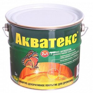 Грунт-антисептик "Акватекс", палисандр, 3 л