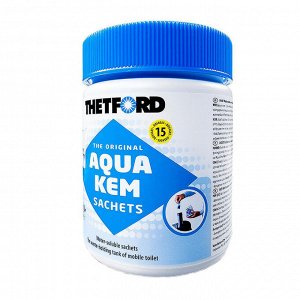 Порошок для биотуалета Aqua Kem Blue Sachets (15 пакетиков/30гр)