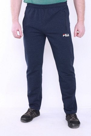 Спортивные штаны Е-08 темные синий меланж демисезонные