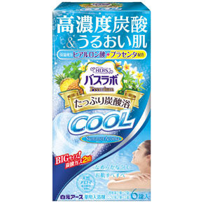 226513 "Hakugen Earth" "HERS Bath Labo Premium COOL" Освежающая соль для ванны с повышенным содержанием углекислого газа, гиалур