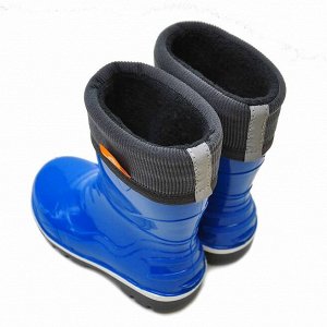 Детские резиновые сапоги с флисовым утеплителем NORDMAN STEP светло-синие