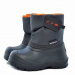 Сноубутсы Nordman Joy из ЭВА на высокой липучке Оранжевые с серым