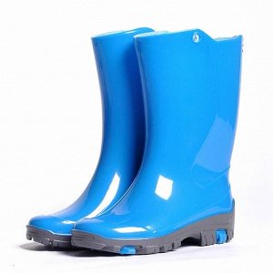 Детские резиновые сапоги Nordman Rain с вкладышем голубые